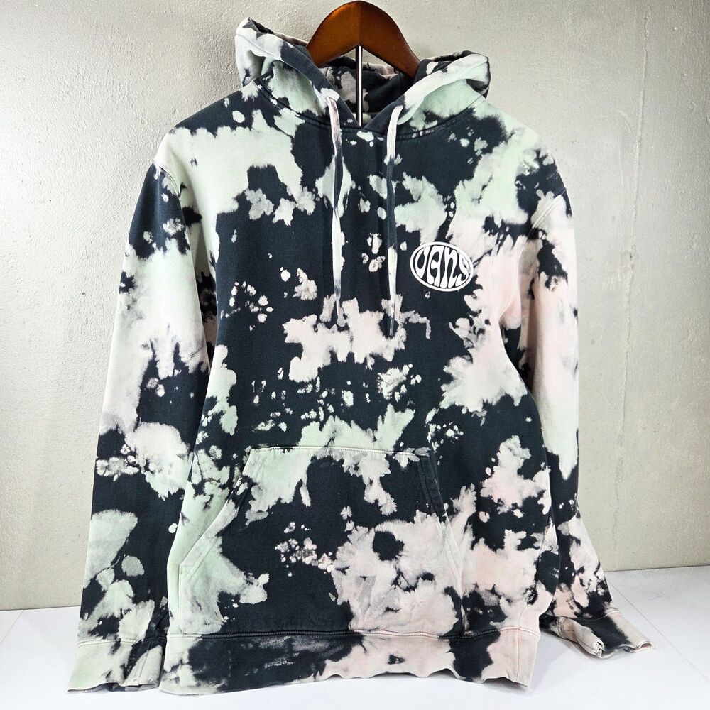 Vans Hell Yeah Tie Dye Pullover Fleece Hoodie Sz M
